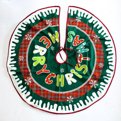 Velvet Christmas tree skirt