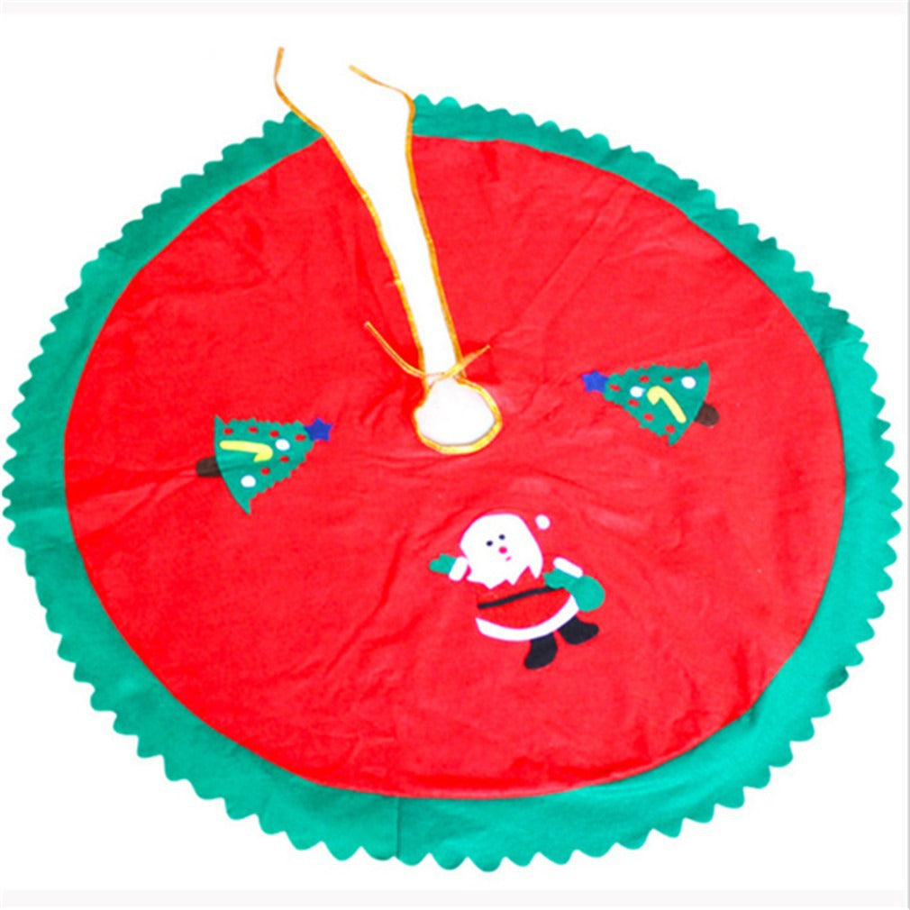 Velvet Christmas tree skirt