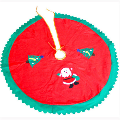 Velvet Christmas tree skirt