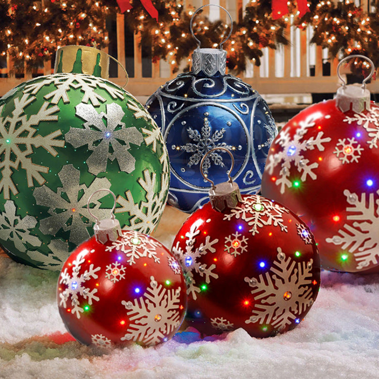 Inflatable Christmas Ornament Ball for Outdoor