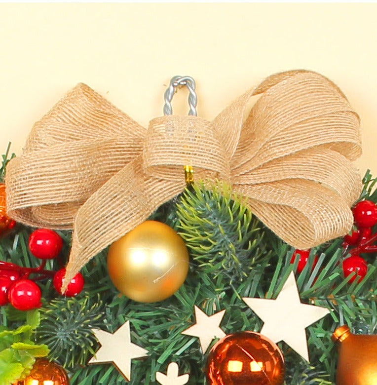 Gold swag wreath 