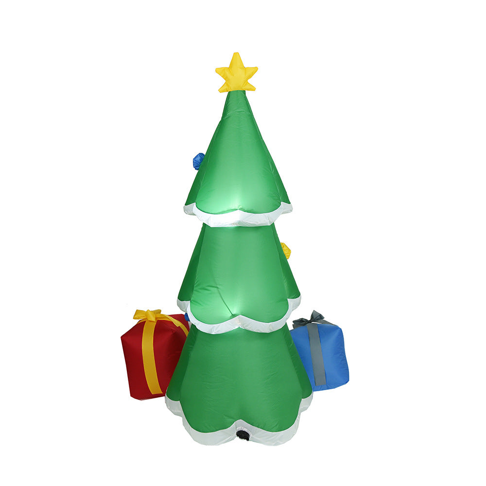 8ft Pre lit Giant Christmas Tree  Inflatable Christmas Outdoor Decoration with LED