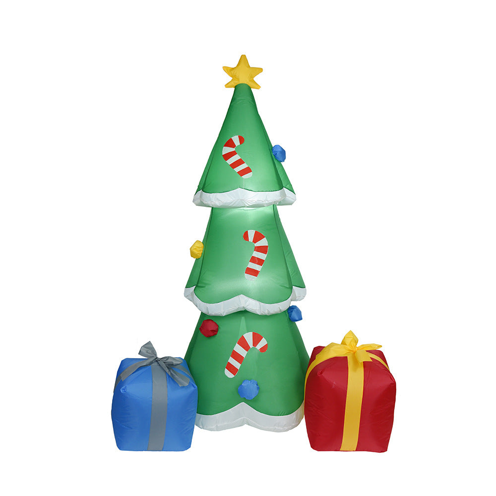 8ft Pre lit Giant Christmas Tree  Inflatable Christmas Outdoor Decoration with LED