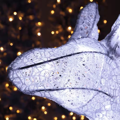 48.1 in. Cool White LED Moose Christmas Holiday Yard Decoration (2-Piece)