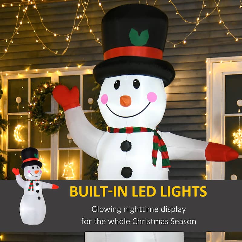 5 ft. Giant Blowup Snowman Yard inflatable outdoor christmas decoration