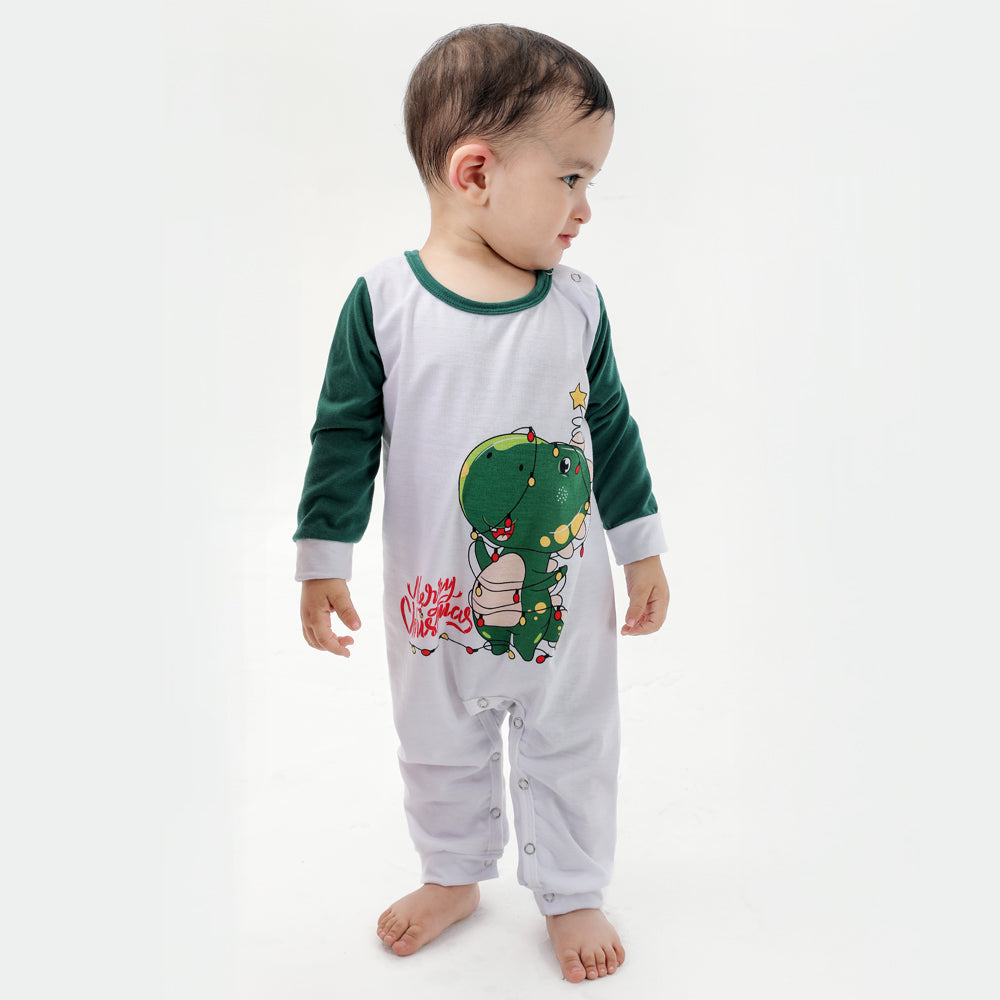 Family matching christmas green pajamas set
