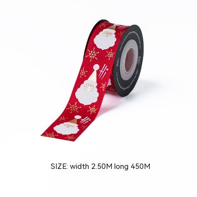 santa red christmas ribbon 