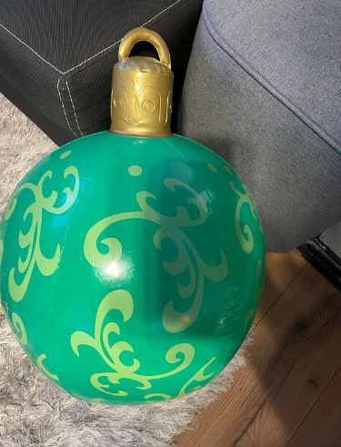 Inflatable Christmas Ornament Ball for Outdoor