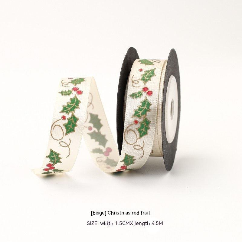 christmas berry christmas ribbon 