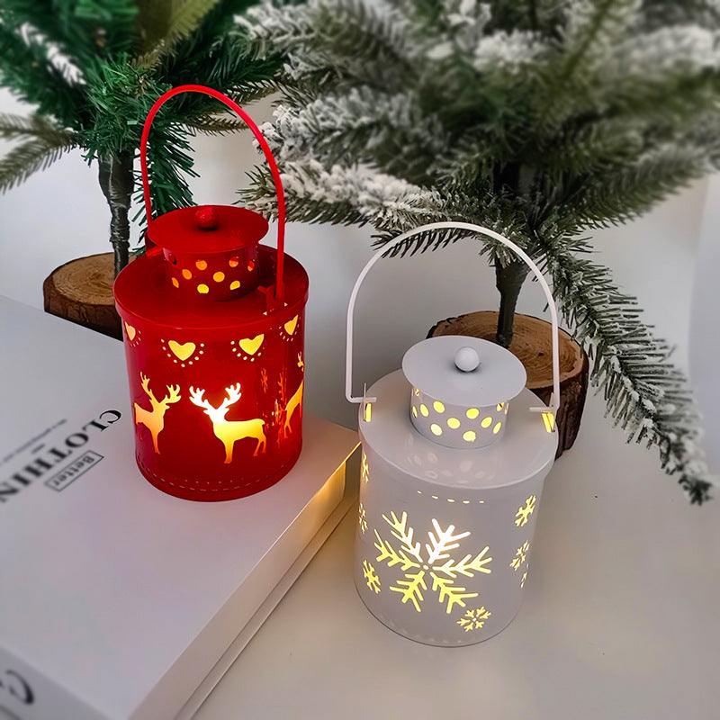 Christmas Candle Lights LED Small Lanterns Holiday Decorations