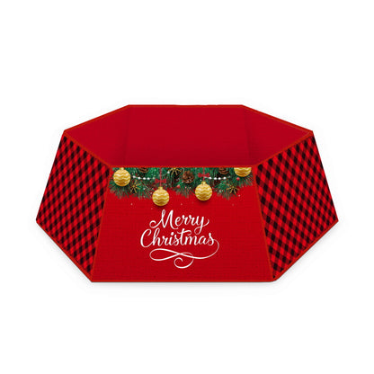 buffalo plaid christmas tree skirt