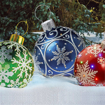 Inflatable Christmas Ornament Ball for Outdoor