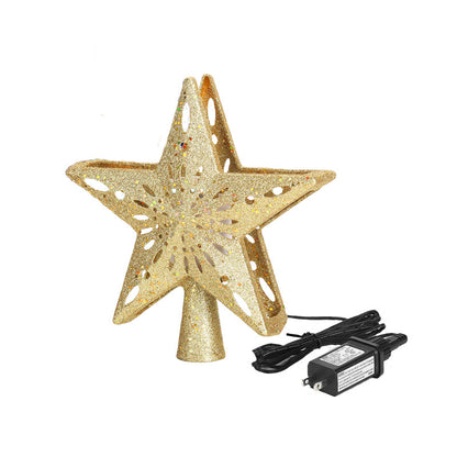 Christmas Tree Topper Star Lighted with projector