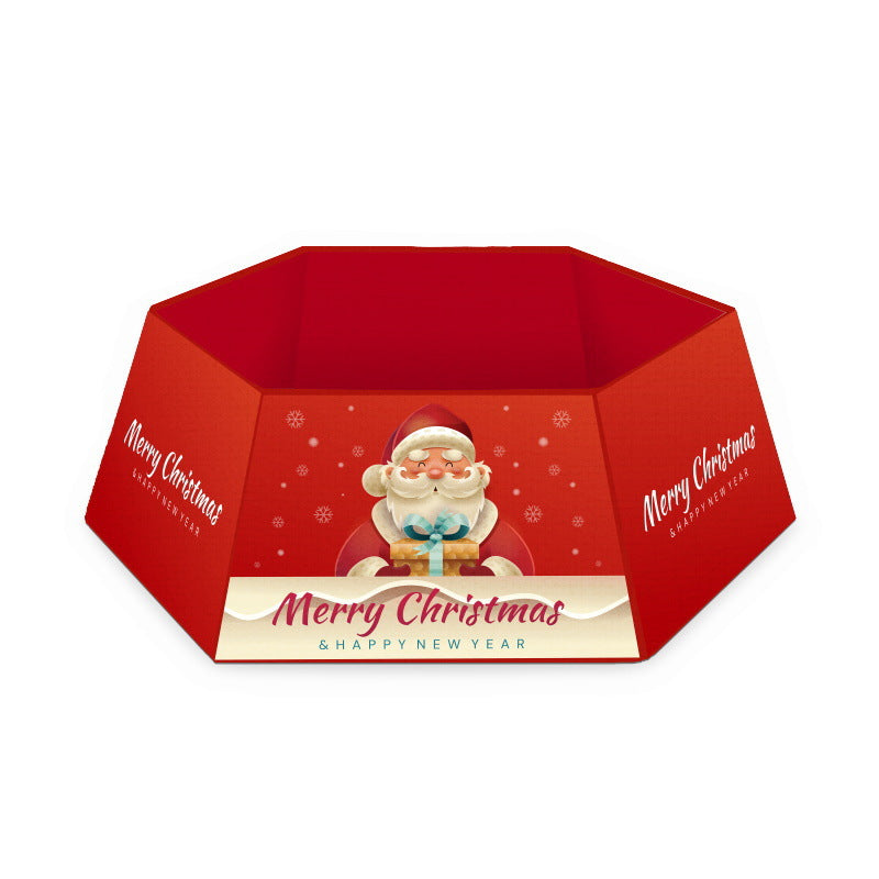 santa christmas tree skirt foldable
