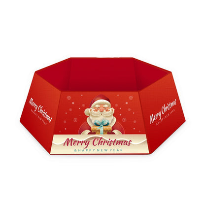 santa christmas tree skirt foldable