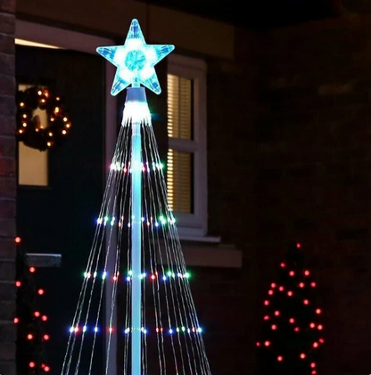 9 foot Pre-lit LED Animated Outdoor Christmas Tree Decorations flagpole.