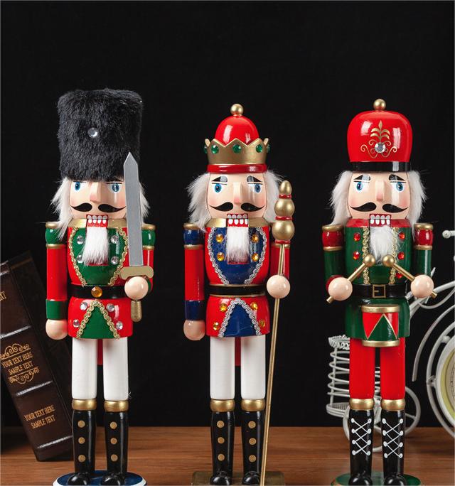 16-Inch Drummer Nutcracker for Festive Decor