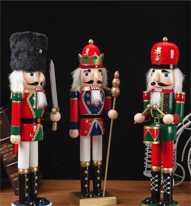 16-Inch Drummer Nutcracker for Festive Decor
