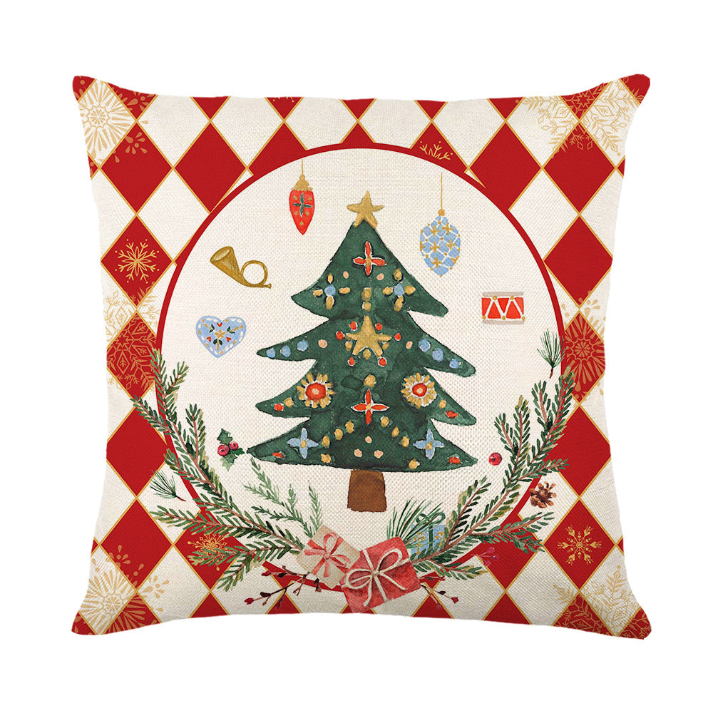 Nutcracker Christmas cushion cover 18x18 set of 4