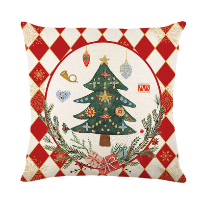 Nutcracker Christmas cushion cover 18x18 set of 4