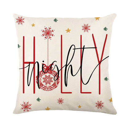 Nutcracker Christmas cushion cover 18x18 set of 4