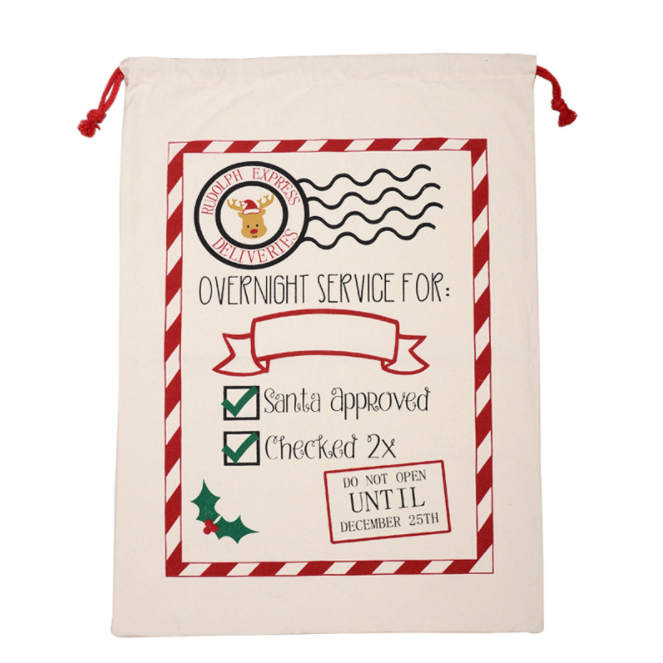 personalized large christmas gift bag sack