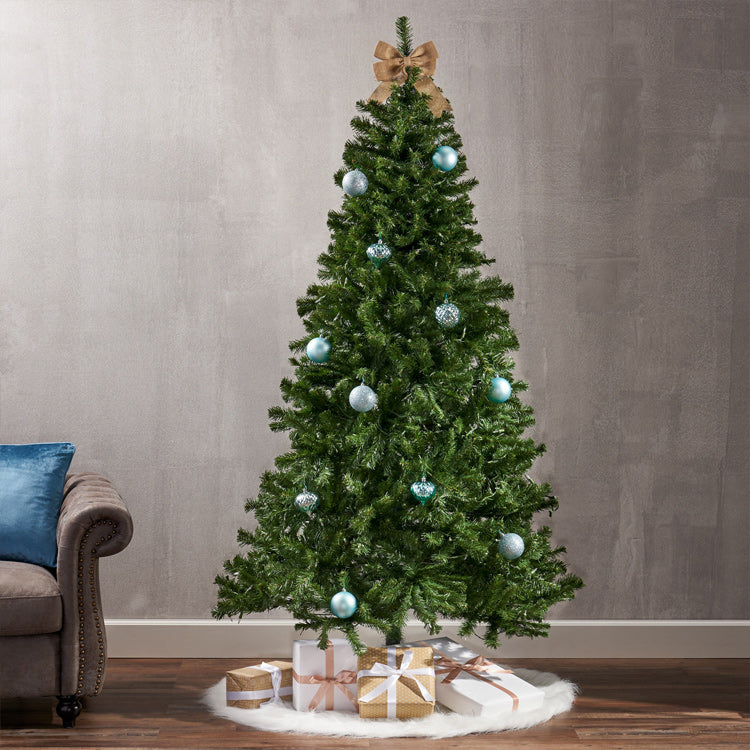 7-foot Pre-Lit Artificial Christmas Tree with LED lights.