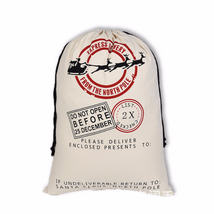 personalized large christmas gift bag sack rindeer