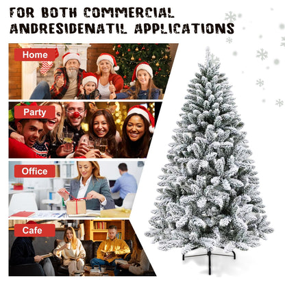 6ft White Snow artificial Decorative Christmas Tree