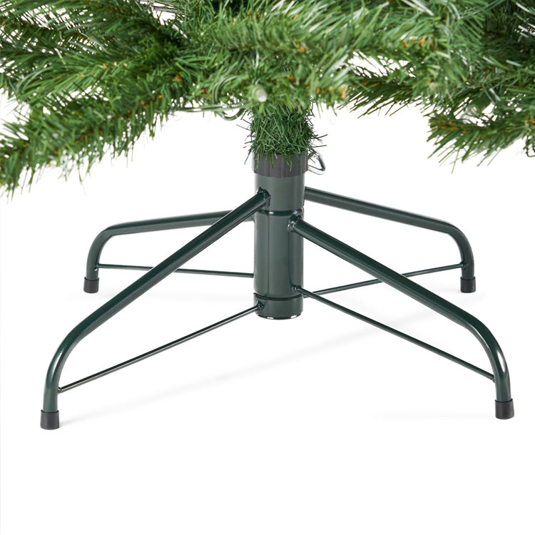 7-foot Pre-Lit Artificial Christmas Tree with LED lights. tree stand 