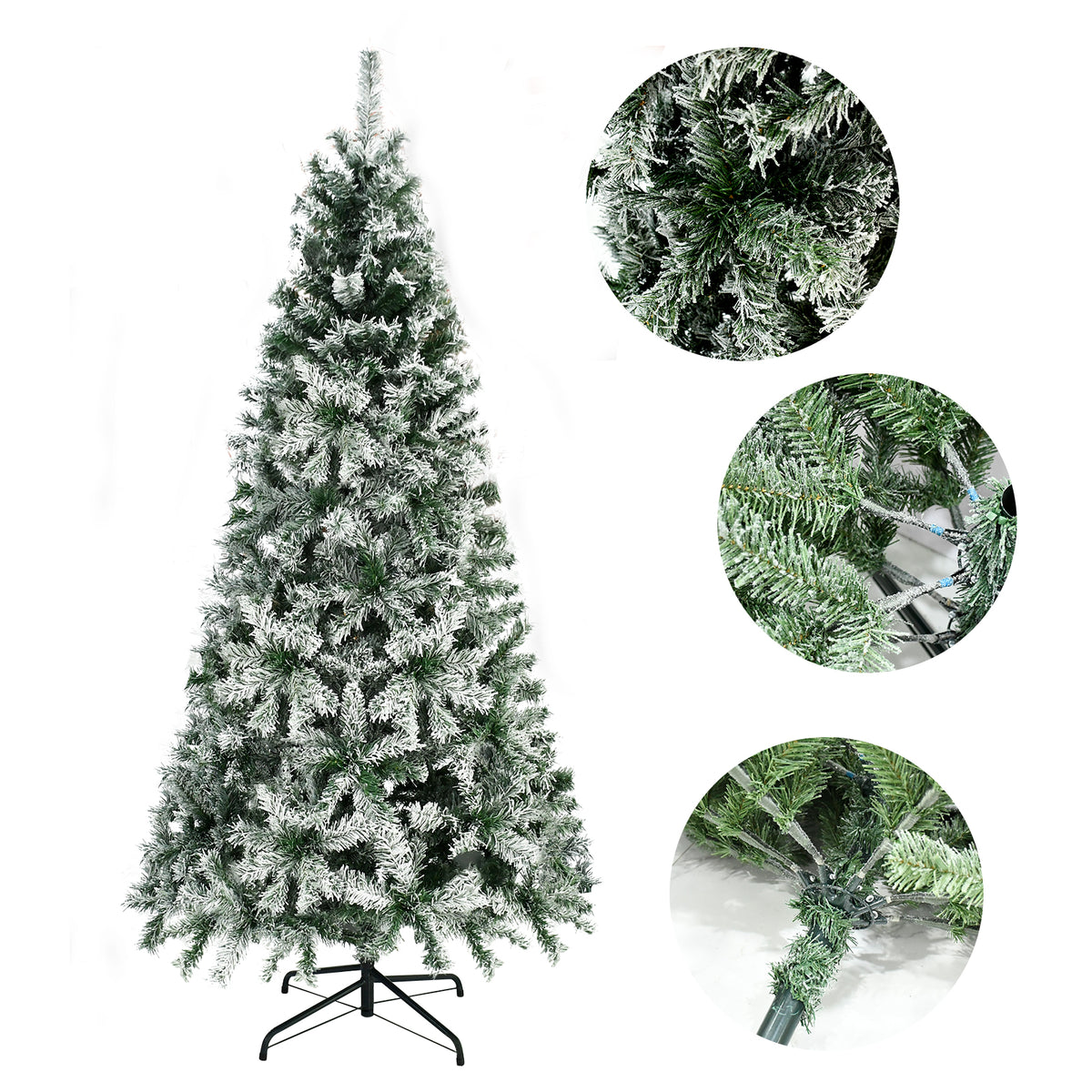 7ft Artificial snowflake christmas tree